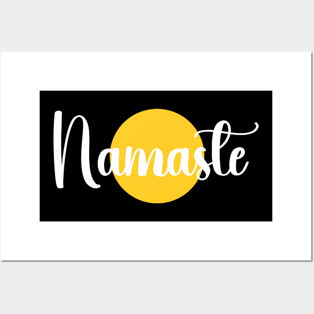 namaste Wall Art by Qasim